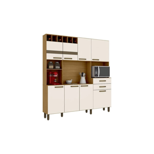 Cozinha Compacta B121 Nature/Off White